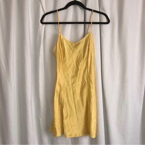 Victoria’s Secret gold silk slip y2k